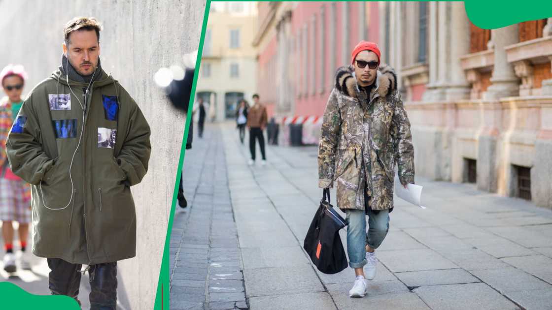 Different types of parka coats