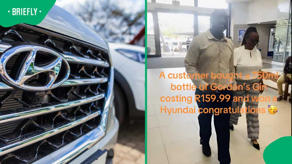 SA shopper wins Hyundai after buying R159.99 bottle of Gordon's Gin SA shopper wins Hyundai after buying R159.99 bottle of Gordon's Gin
