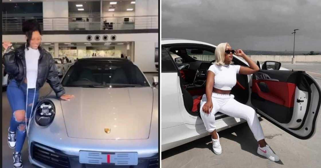 Buhle Samuels, Mzansi, Actress, New Car Buhle Samuels, Mzansi, Actress, New Car