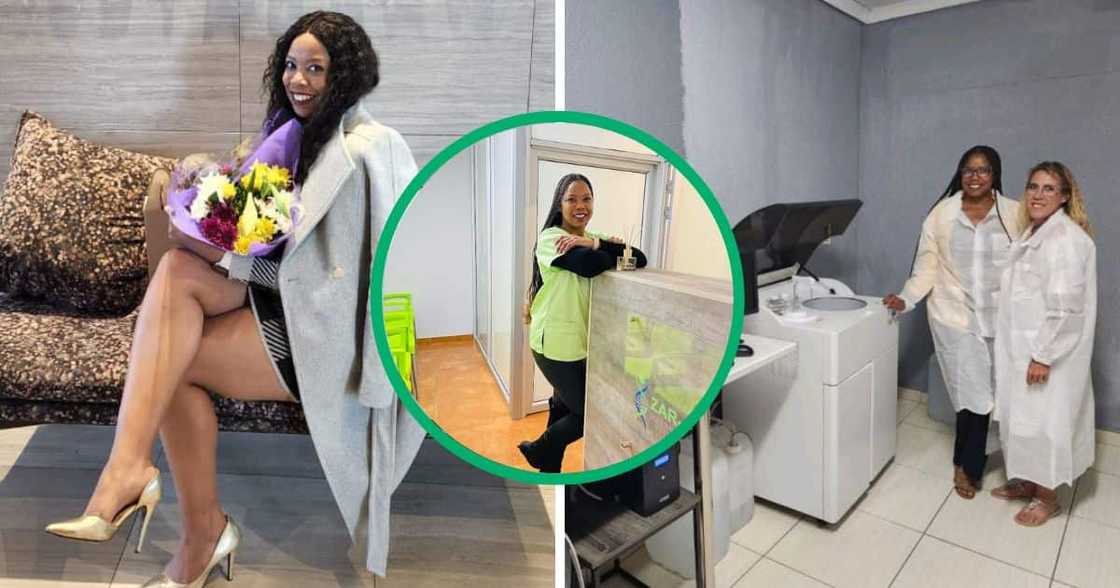 Johannesburg woman opens up her own medical lab in Boksburg. Johannesburg woman opens up her own medical lab in Boksburg.