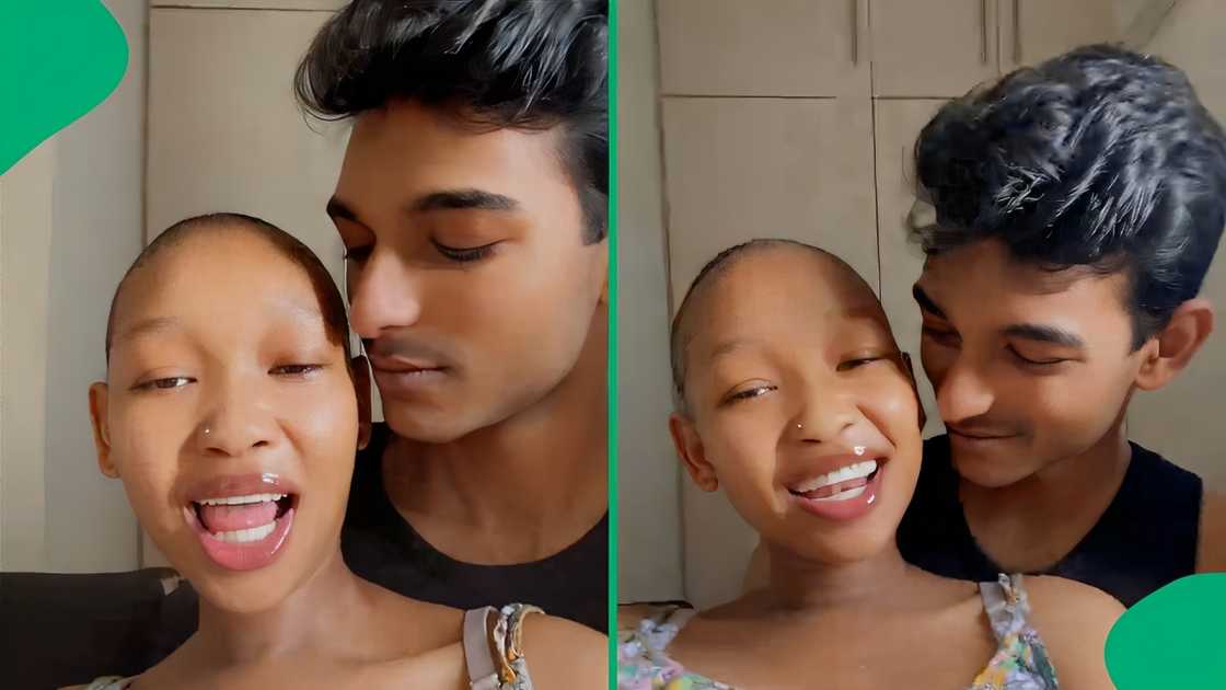 TikTok pictures of a multi-racial couple