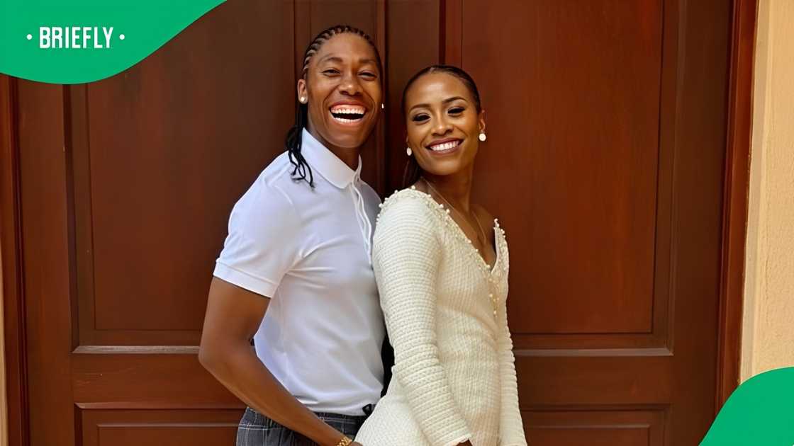 Caster Semenya and wife celebrate wedding anniversary.