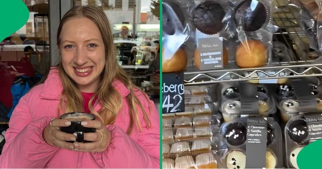 A woman plugged South Africans with a store selling affordable snacks. A woman plugged South Africans with a store selling affordable snacks.