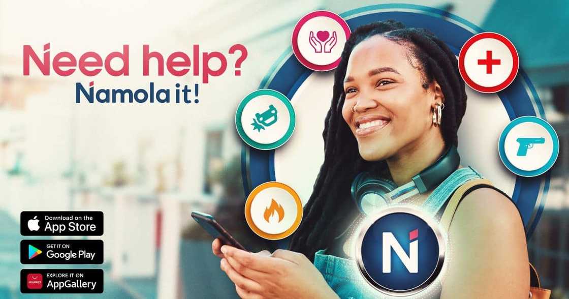The Namola app is a helpful tool in your time of crisis. The Namola app is a helpful tool in your time of crisis.