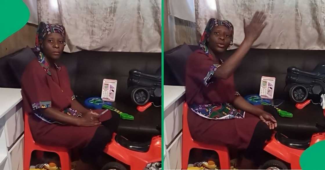 A domestic worker aired her frustrations about her work conditions A domestic worker aired her frustrations about her work conditions