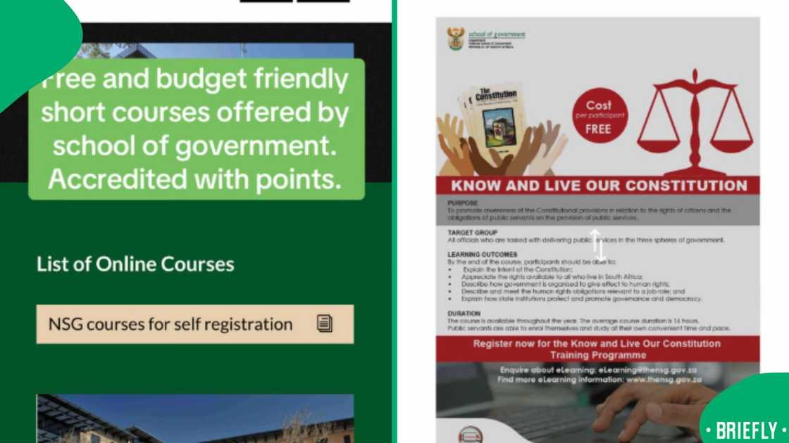 The visual o n the right showed a free course one can study