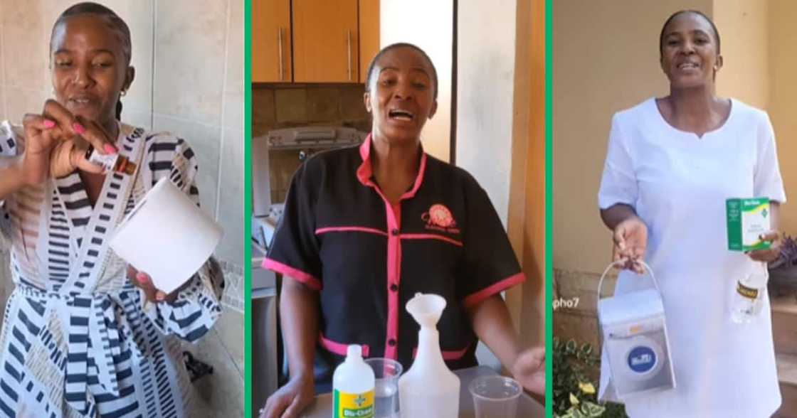 Mbali Nhlapo is Sowetan housekeeper who has droped many viral cleaning tips on TikTok