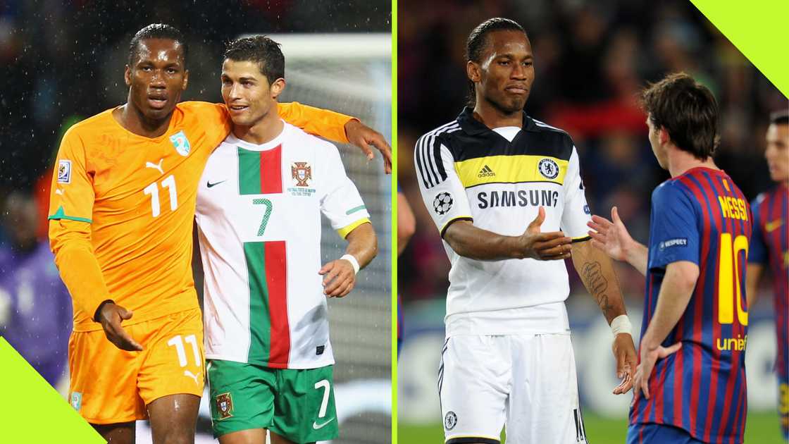 When Didier Drogba Ended Ronaldo vs Messi GOAT Debate With Straightforward Answer When Didier Drogba Ended Ronaldo vs Messi GOAT Debate With Straightforward Answer