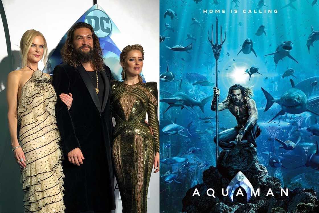 Nicole Kidman, Aquaman, and Amber Heard Nicole Kidman, Aquaman, and Amber Heard