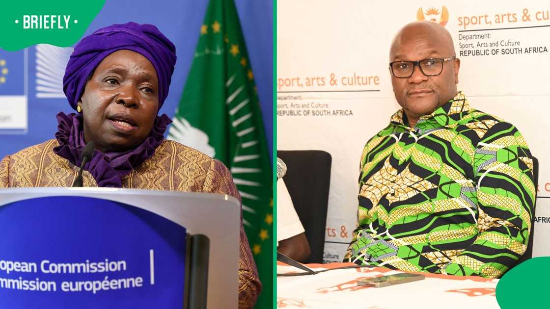 Former deputy president Nkosazana Dlamini-Zuma conveyed her condolences to Nathi Mthethwa