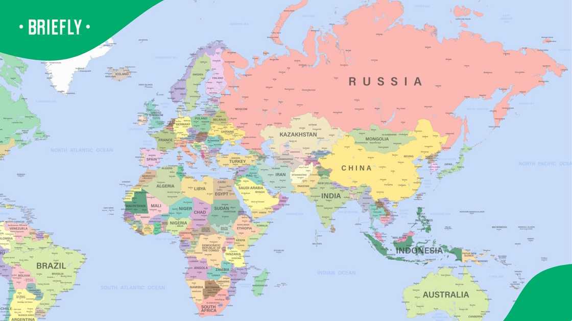 Political map of the world. Political map of the world.