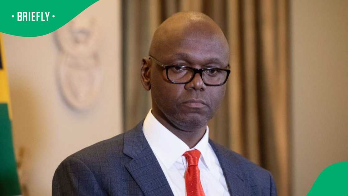 Vincent Magwenya, South African Presidential spokesman, addresses media at the South African Parliament in Cape Town, on December 1, 2022 Vincent Magwenya, South African Presidential spokesman, addresses media at the South African Parliament in Cape Town, on December 1, 2022