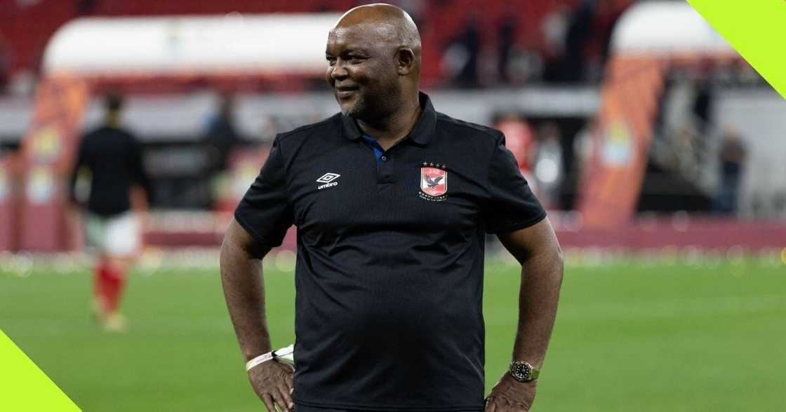 Pitso Mosimane names as roled by a Ghanaian coach Pitso Mosimane names as roled by a Ghanaian coach