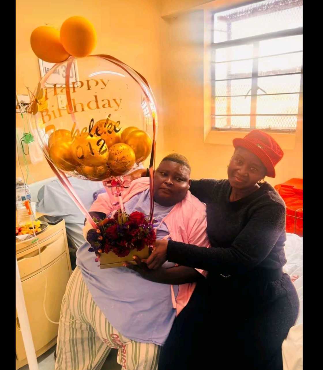 Tsekeleke was hospitalised on his 40th birthday. Tsekeleke was hospitalised on his 40th birthday.