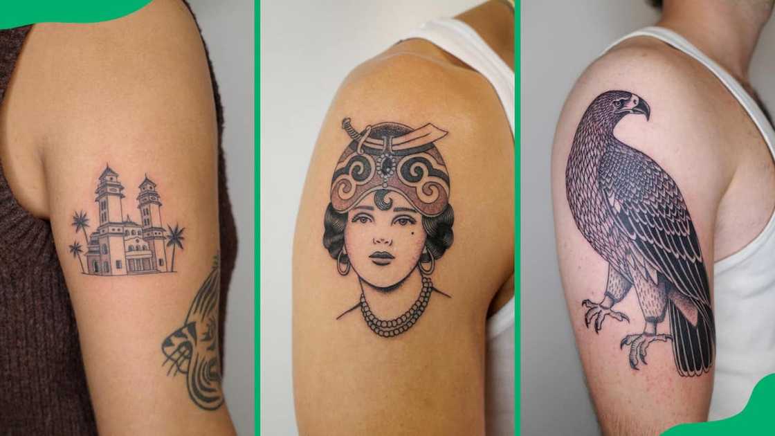 Minimalist shoulder tattoo Minimalist shoulder tattoo