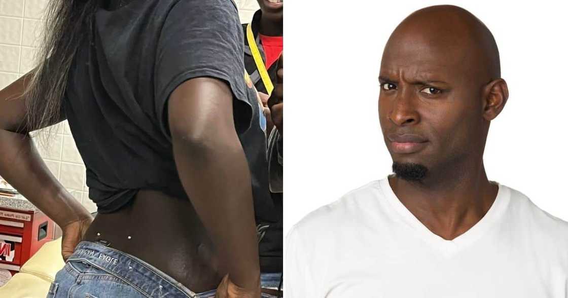 Woman, Back Dimple, Piercings, South Africa Woman, Back Dimple, Piercings, South Africa