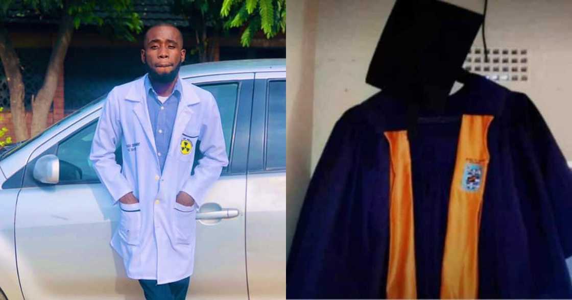 "God Doesn't Miss": Proud Young Man Celebrates Becoming Radiologist