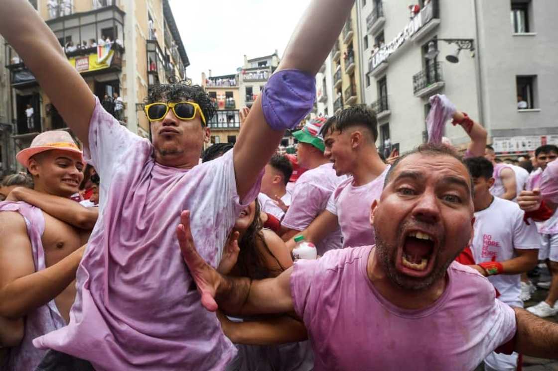Pamplona's San Fermin festival, which dates back to medieval times, features concerts, religious processions, folk dancing and round-the-clock drinking Pamplona's San Fermin festival, which dates back to medieval times, features concerts, religious processions, folk dancing and round-the-clock drinking