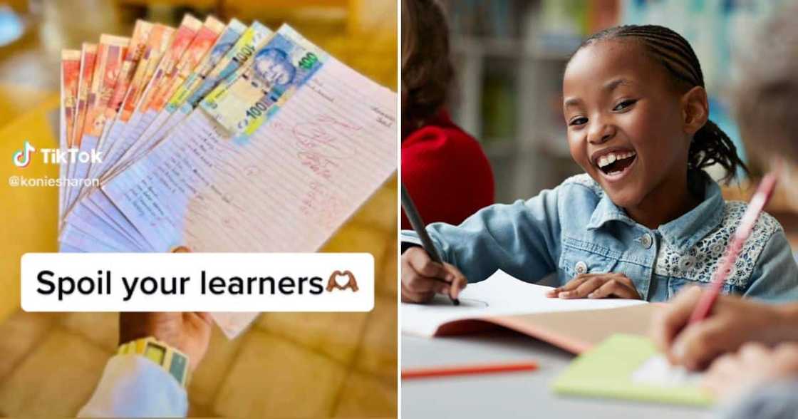 Venda teacher rewarding students with money Venda teacher rewarding students with money