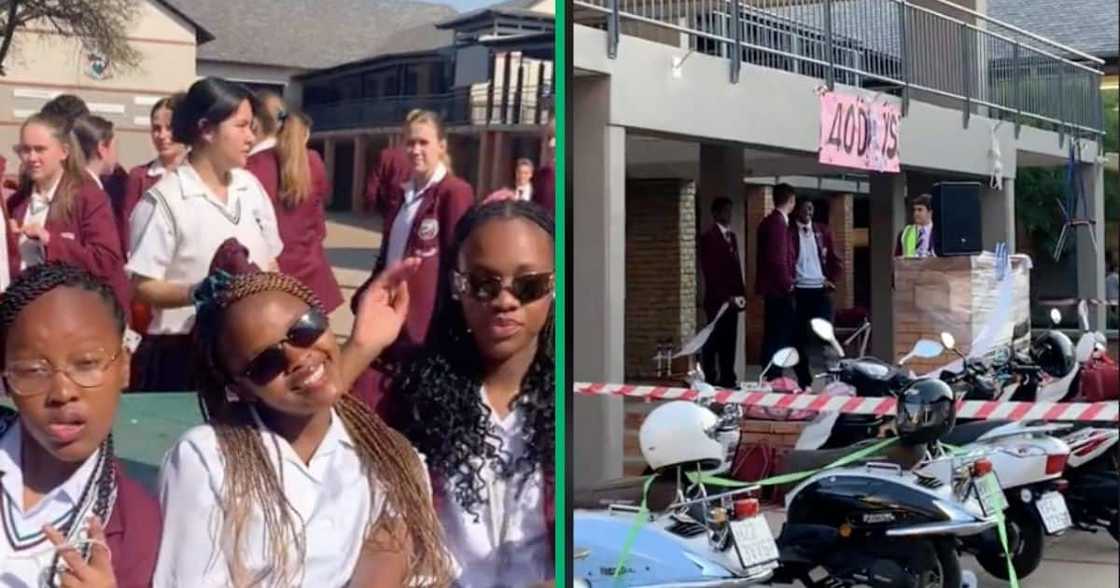 A high school in Ekurhuleni threw a 40-day party A high school in Ekurhuleni threw a 40-day party