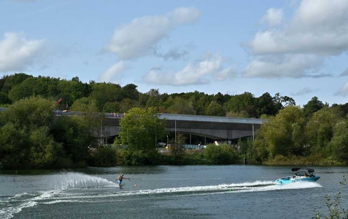 The viaduct and a nearby tunnel will not be finished until next year but will not have trains until at least 2029 The viaduct and a nearby tunnel will not be finished until next year but will not have trains until at least 2029