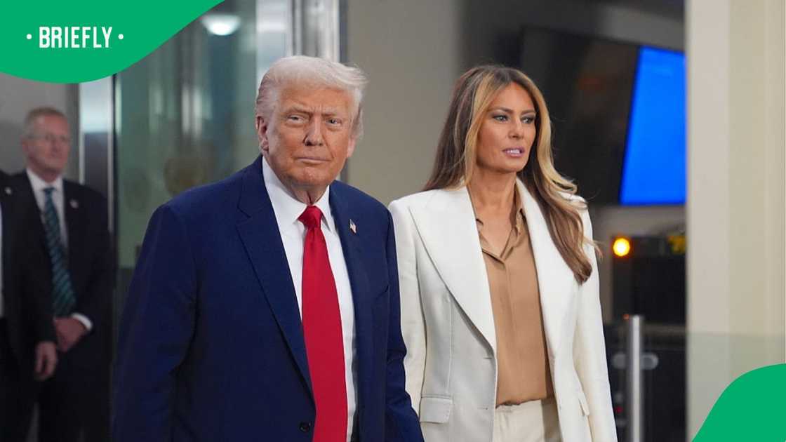 Donald and Melania Trump at the 80th session of the UN's General Assembly.