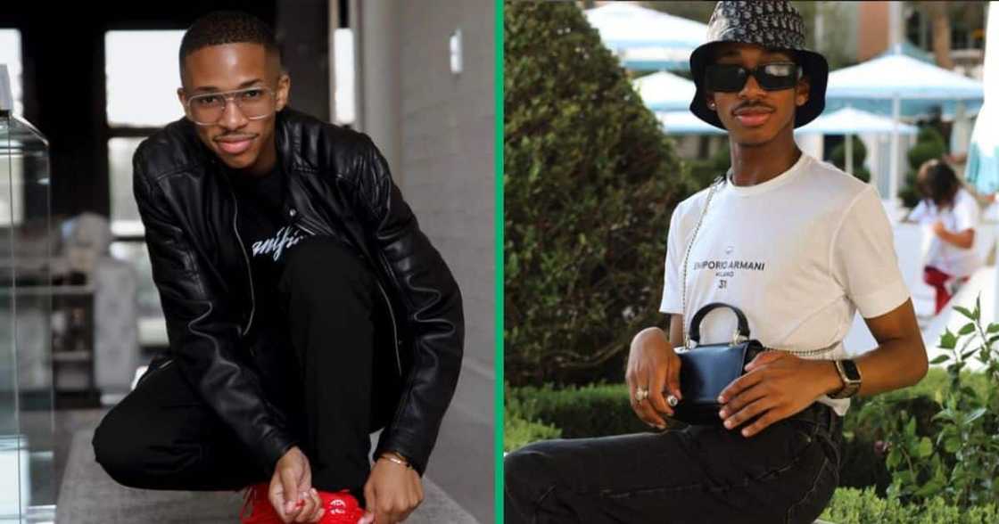 Lasizwe wore a daring outfit at the Dstv Content Creator Awards. Lasizwe wore a daring outfit at the Dstv Content Creator Awards.