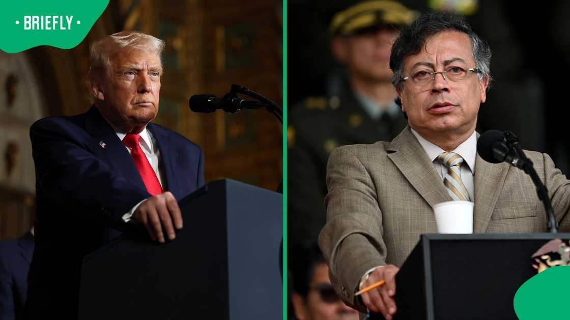 United States President Donald Trump warned the president of Colombia, Gustavo Petro