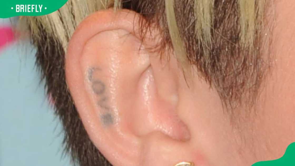 Miley Cyrus' arm tattoos Miley Cyrus' arm tattoos