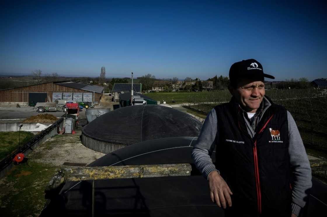 'On all livestock farms we have methane which escapes,' said Bertrand Guerin 'On all livestock farms we have methane which escapes,' said Bertrand Guerin