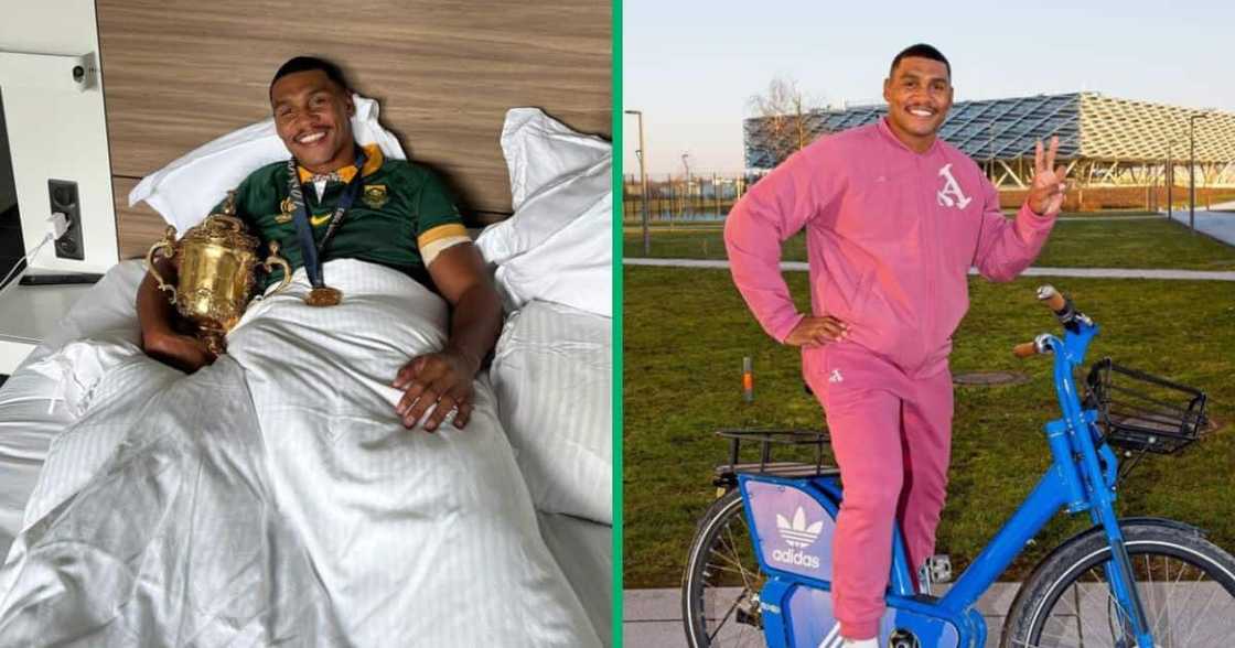Strand gave Damien Willemse a warm welcome. Strand gave Damien Willemse a warm welcome.