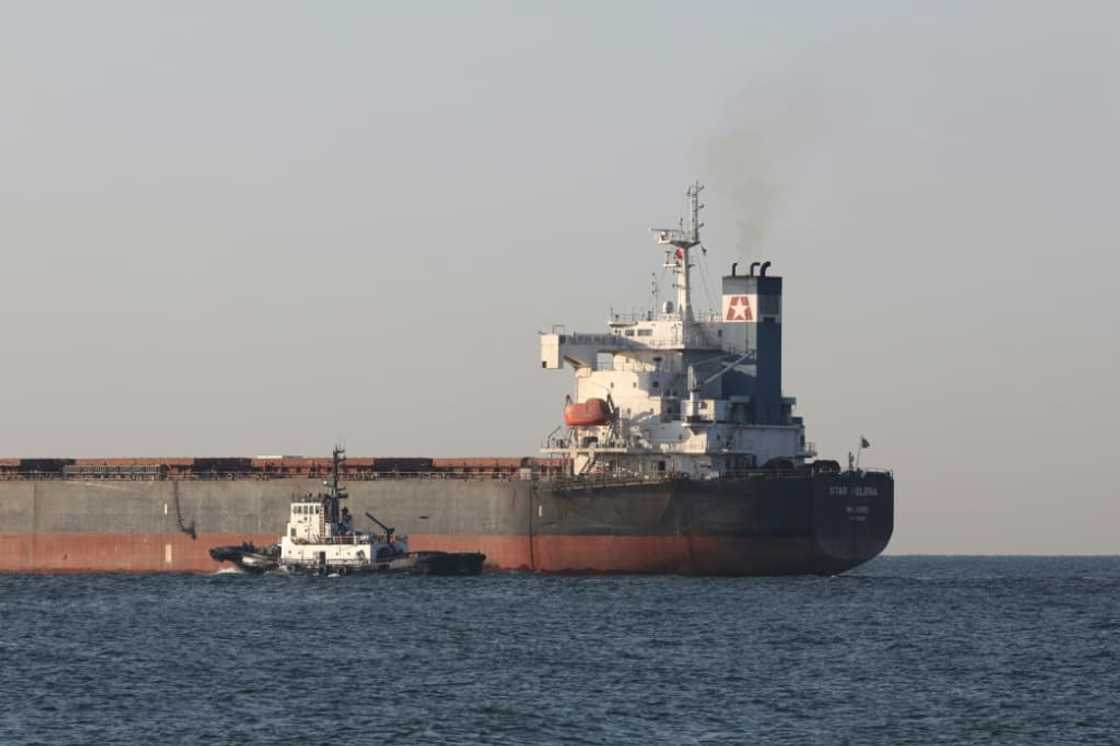 Ukraine says that four more ships have left, carrying 'around 170,000 tonnes of agriculture-related merchandise' Ukraine says that four more ships have left, carrying 'around 170,000 tonnes of agriculture-related merchandise'