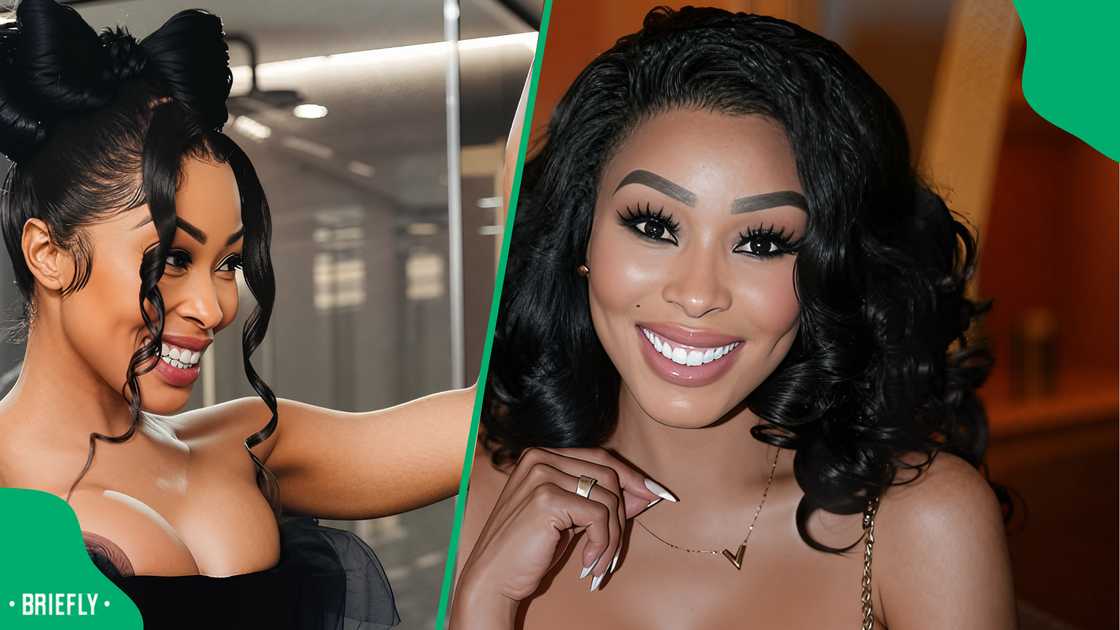 Netizens complimented Khanyi Mbau's beauty Netizens complimented Khanyi Mbau's beauty