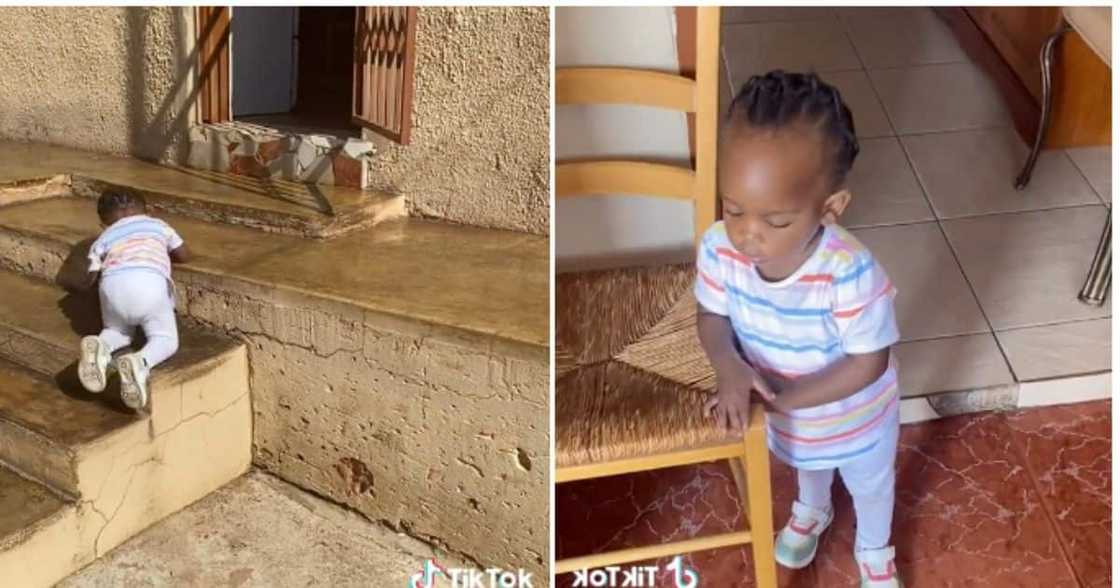 Woman raising blind toddler shares inspiring TikTok of child walking without help Woman raising blind toddler shares inspiring TikTok of child walking without help