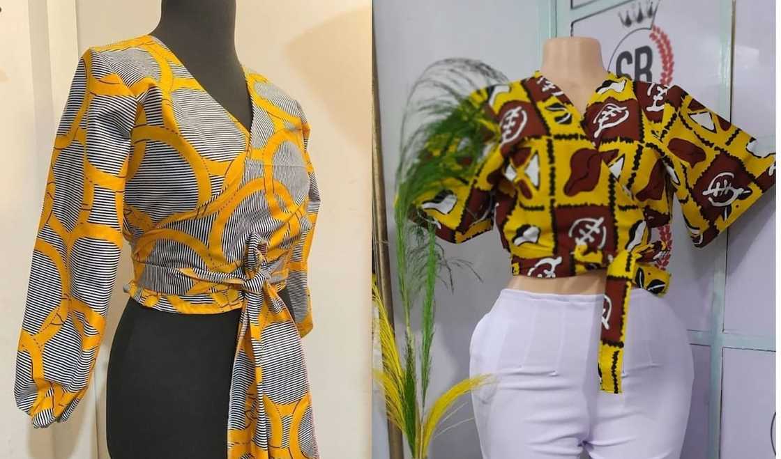 40 fashion forward Ankara tops for ladies with jeans or skirts Briefly .za