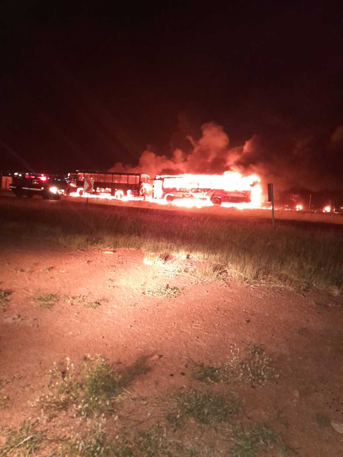 50 buses were burned in Mpumalanga