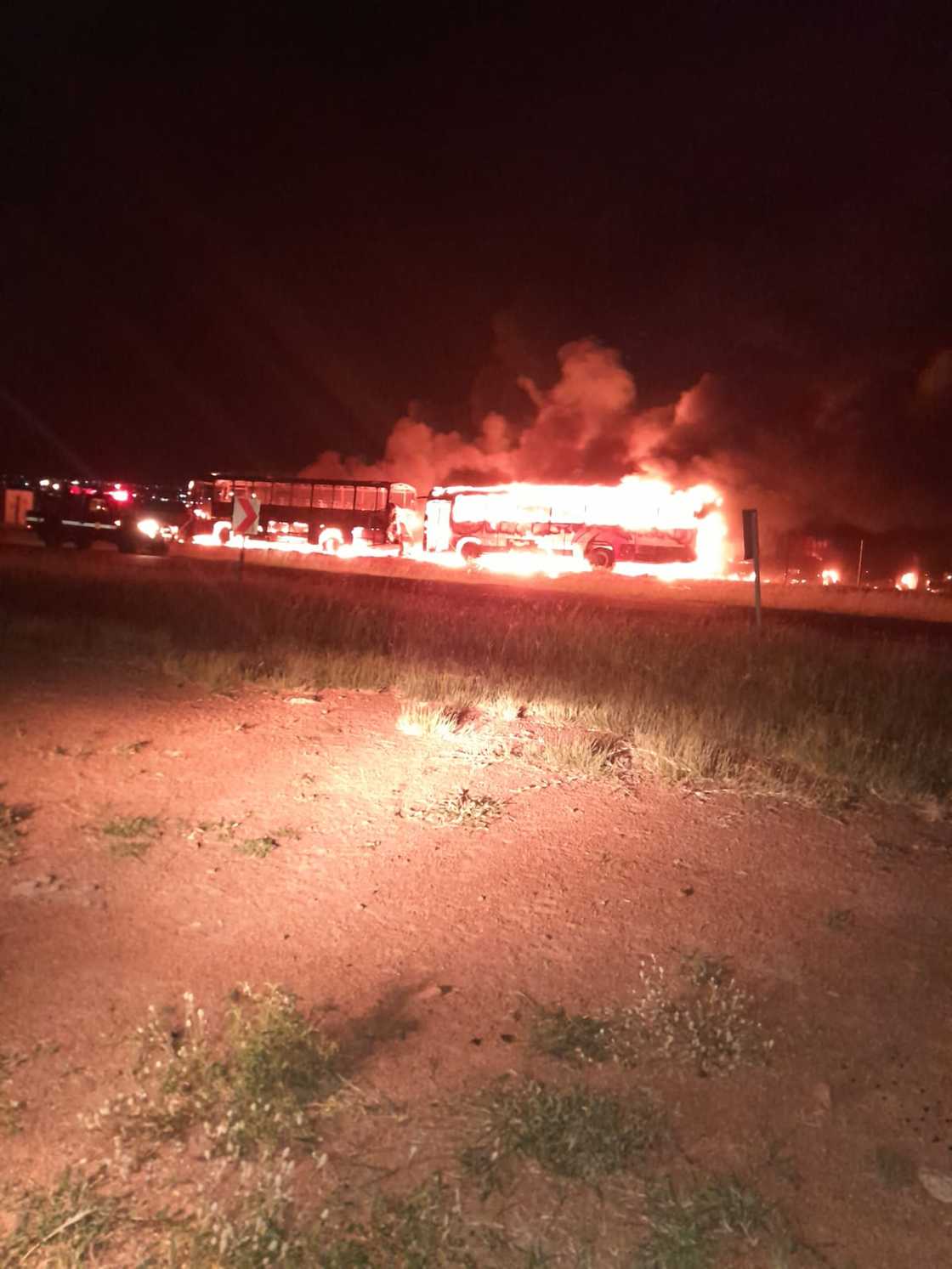50 buses were burned in Mpumalanga 50 buses were burned in Mpumalanga