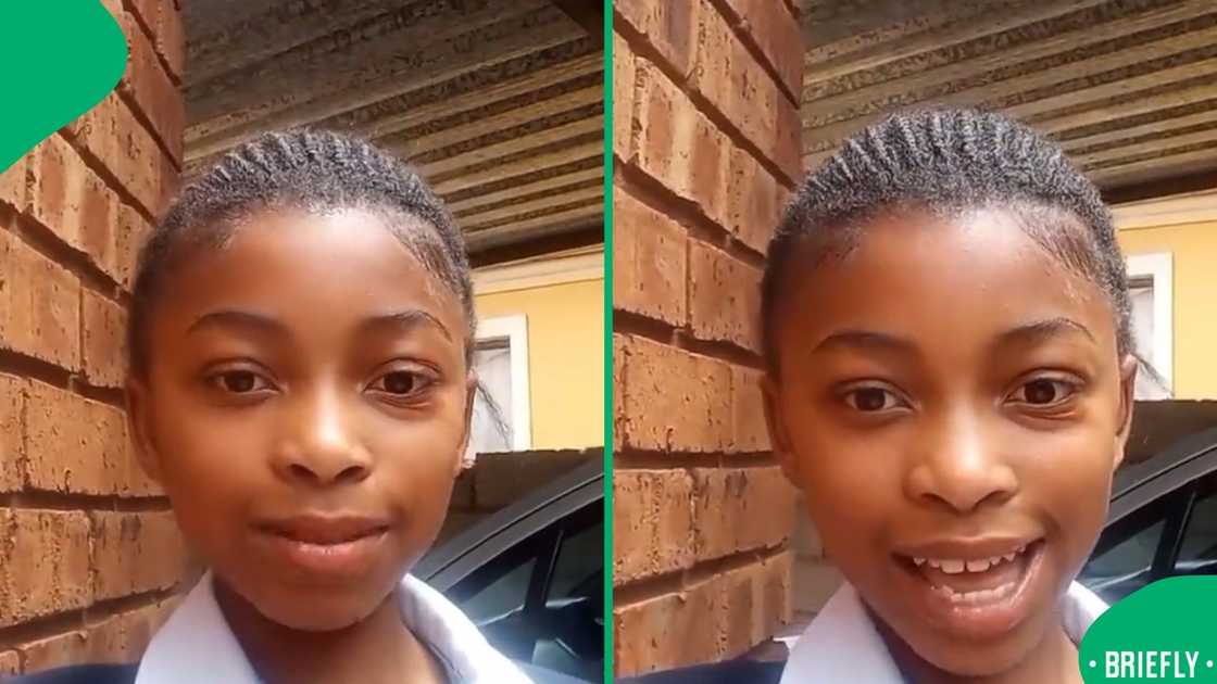 A young girl went viral. A young girl went viral.