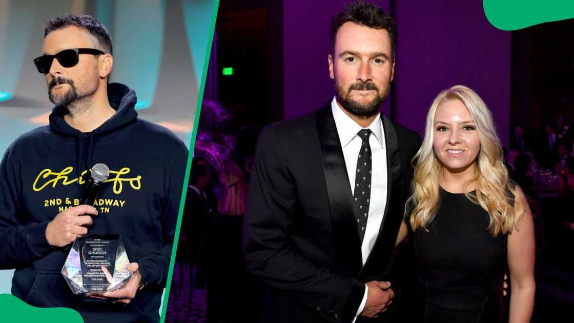 Eric Church and his wife, Katherine Blasingame Eric Church and his wife, Katherine Blasingame