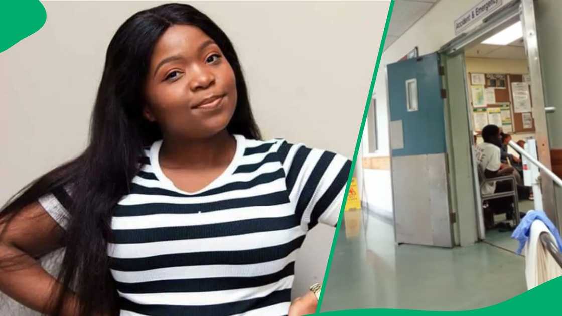 A TikTok user left SA worried after sharing her hospital visit reason