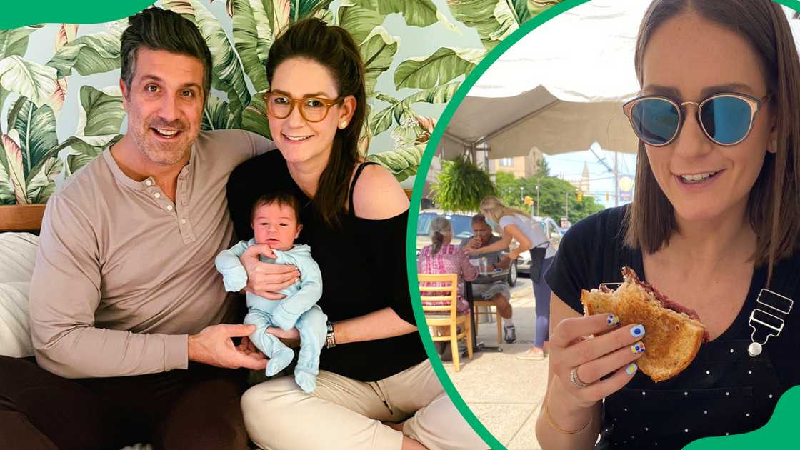 Jessica Tarlov, her husband and their firstborn daughter