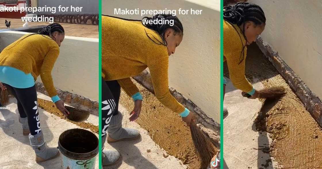 Makoti plastered a paved stoep Makoti plastered a paved stoep