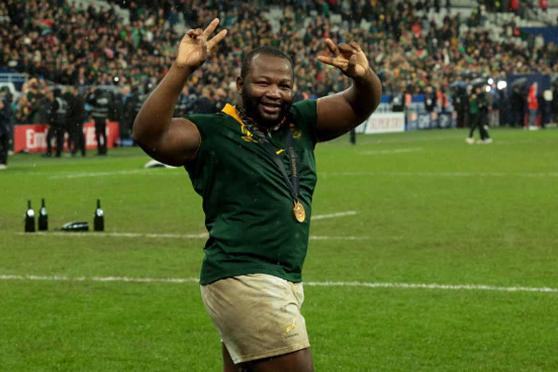 A commentator praised South African Springbok player Ox Nché for his performance that left many filled with pride.