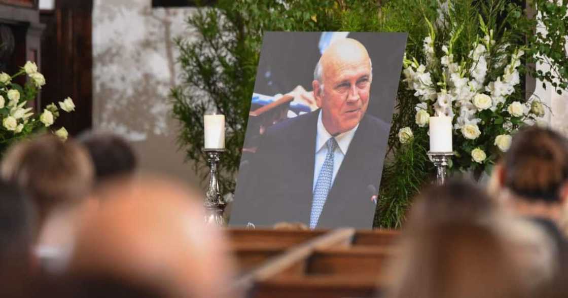 De Klerk Memorial: Protestors Removed as Son Remembers Last Apartheid President De Klerk Memorial: Protestors Removed as Son Remembers Last Apartheid President