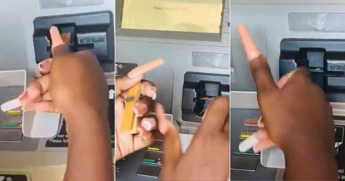 Lady with long nails Lady with long nails