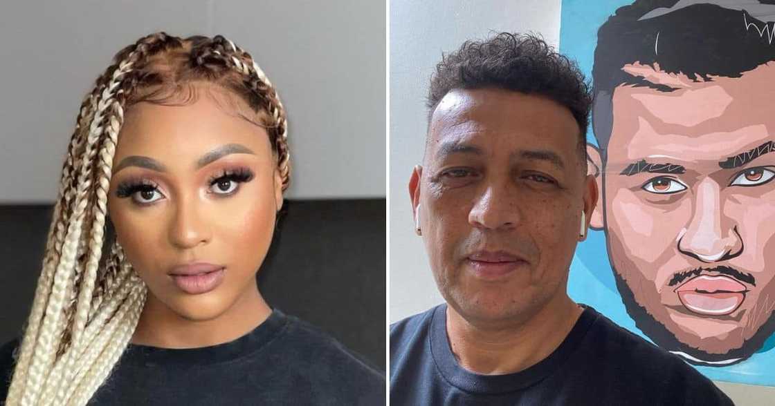 AKA's father Tony Forbes supported Nadia Nadai at her first gig AKA's father Tony Forbes supported Nadia Nadai at her first gig