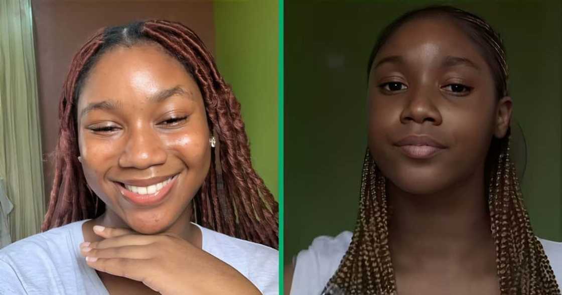 A woman’s hilarious hair mishap leaves her in tears in a TikTok video. A woman’s hilarious hair mishap leaves her in tears in a TikTok video.