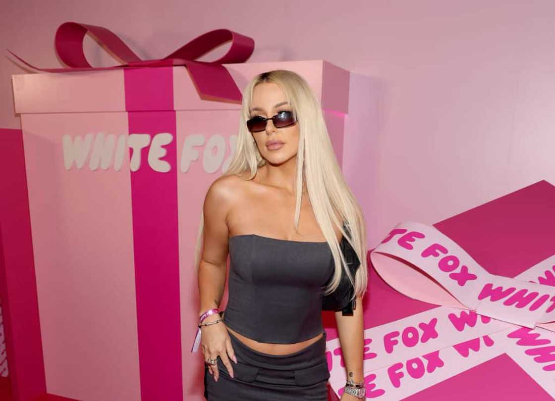 Tana Mongeau at the White Fox 10th Birthday Party