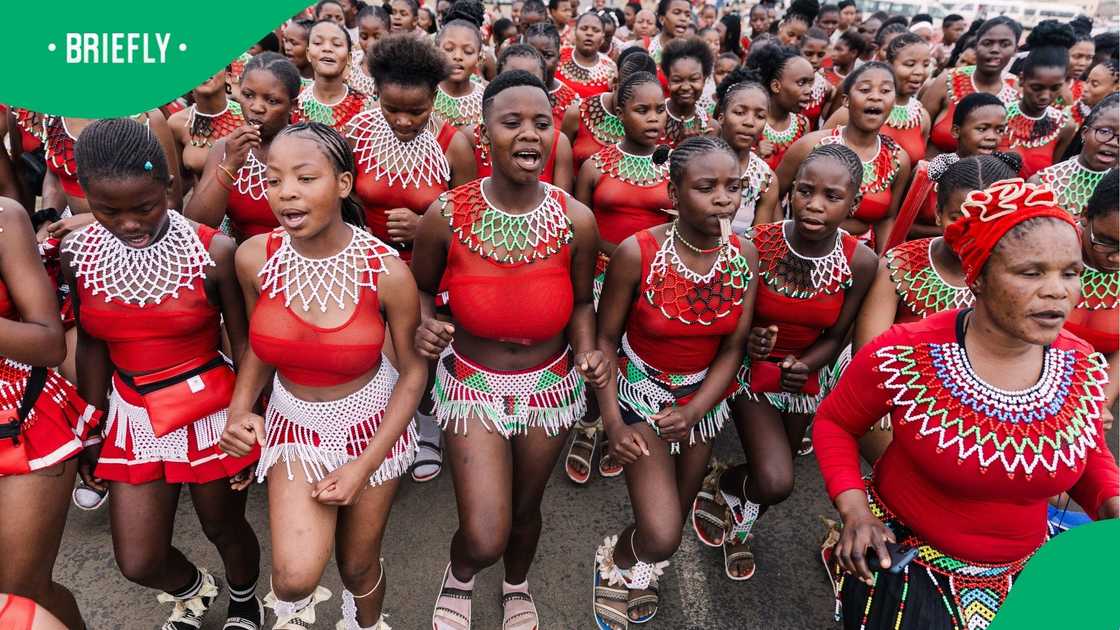 Thousands of young maidens attended the annual event Thousands of young maidens attended the annual event