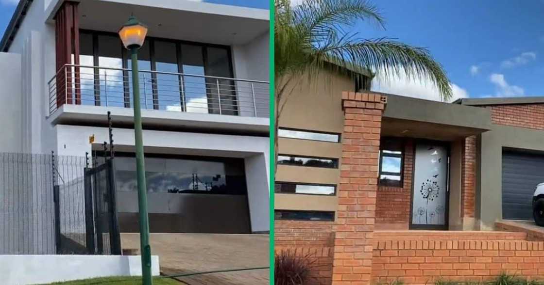 A Tzaneen street with beautiful houses A Tzaneen street with beautiful houses